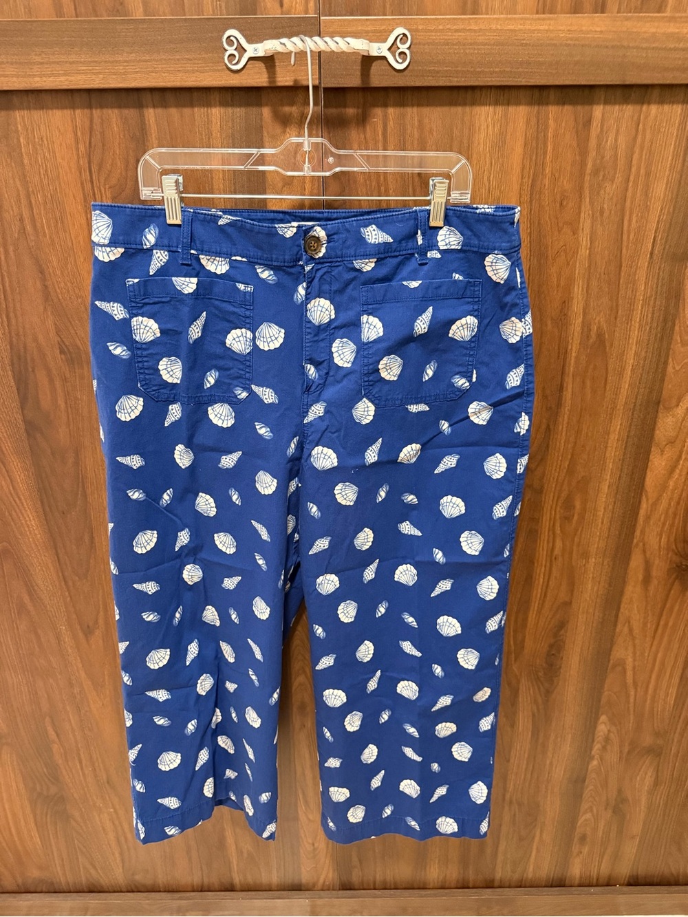 Loft Palmer Wide Leg Crops, Size 16